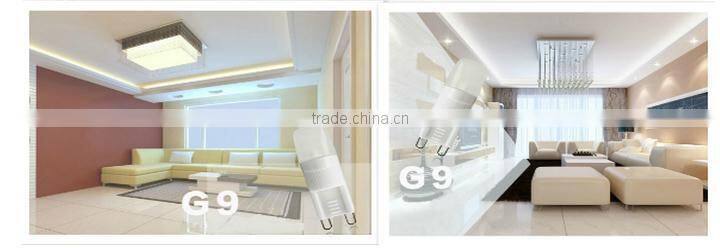 High quality corn G9 led light bulb white light and warm white light