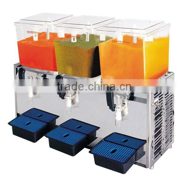 Commercial 2-tank Cold & 1-tank Hot Juice Machine W2LR-3T