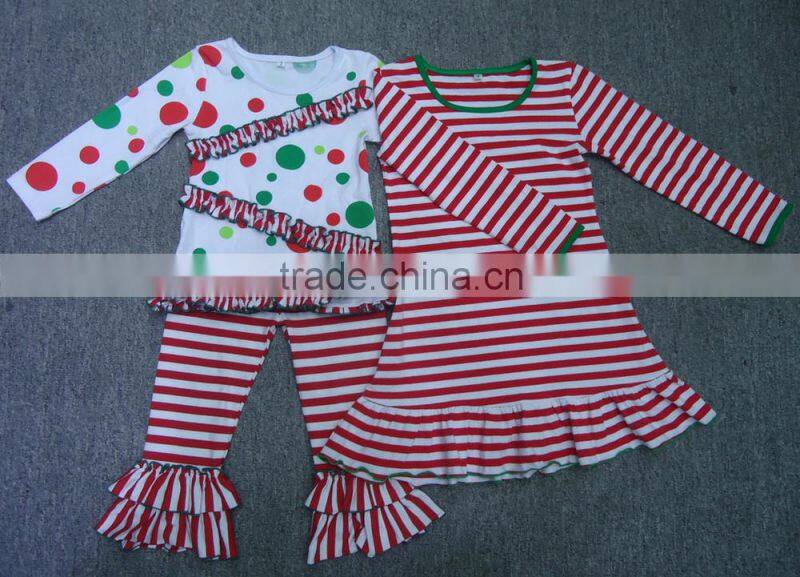 2015Children Clothing Set,Fashionable pink stripe pajama Design,Printed Kids Pajamas Set