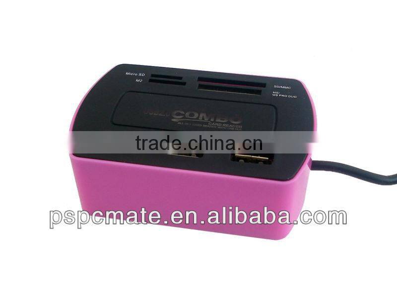 LED logo good usb hub combo card reader driver