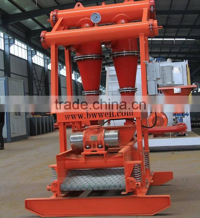 concrete drilling equipment slurry mud separation cyclone desander