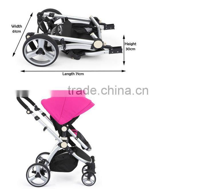 The New Luxury 3 in 1 Baby Stroller EN1888