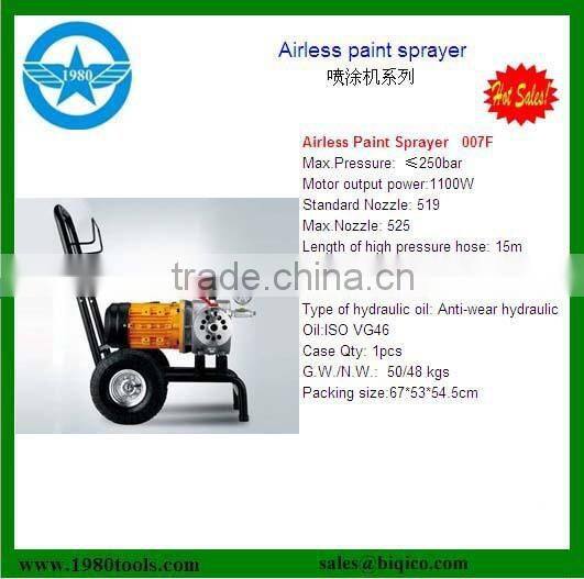 GP1234 high pressure airless sprayer 34:1 5.6L/min 0.3-0.6mpa 100time/min cylinder dia.125mm