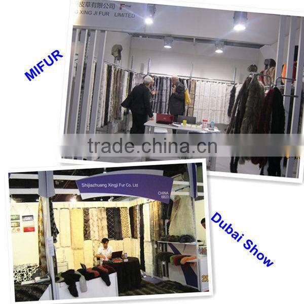 dyed fox fur strips fox trim