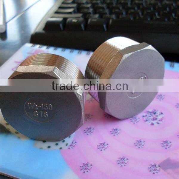 type sus304 stainless steel Plug pipe fitting