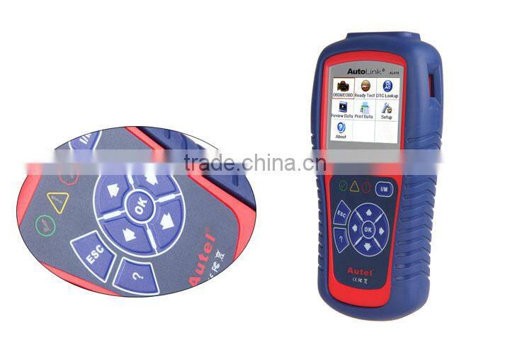 Car Diagnostic Scan Tool Autel AutoLink AL419 OBD II & CAN Code Reader AL-419 Free Online Update with Troubleshooter code tips