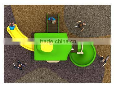 Free design kids LLDPE plastic assembly playground