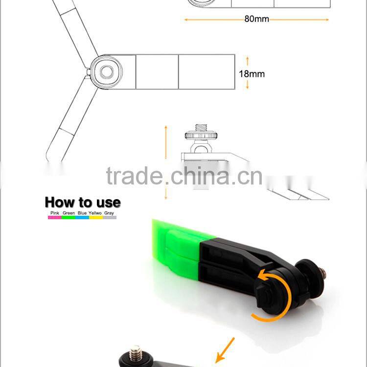 Carry-home Universal Mounting Phone Tripod for Phone and Camera with Metal Holder