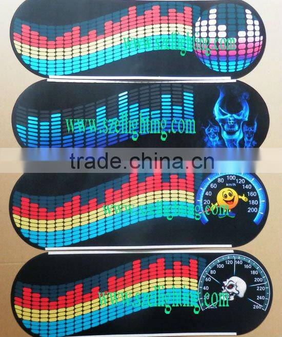 EL Lighting Car Sticker Blue LED Lighting