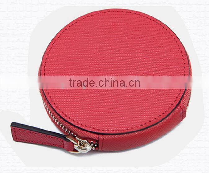 Cheap zipper custom mini leather coin purse,personalized coin purse