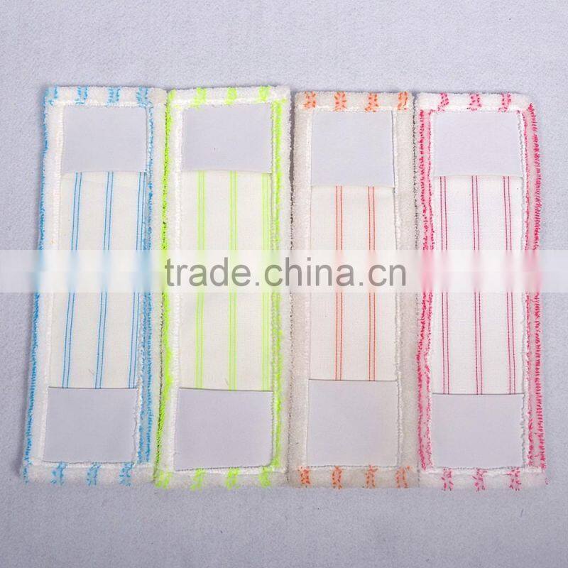 Best Selling Colourful Stripes Microfiber Floor Mop Pad Head Refill