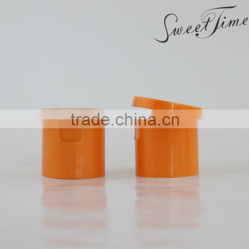 orange flip top cap