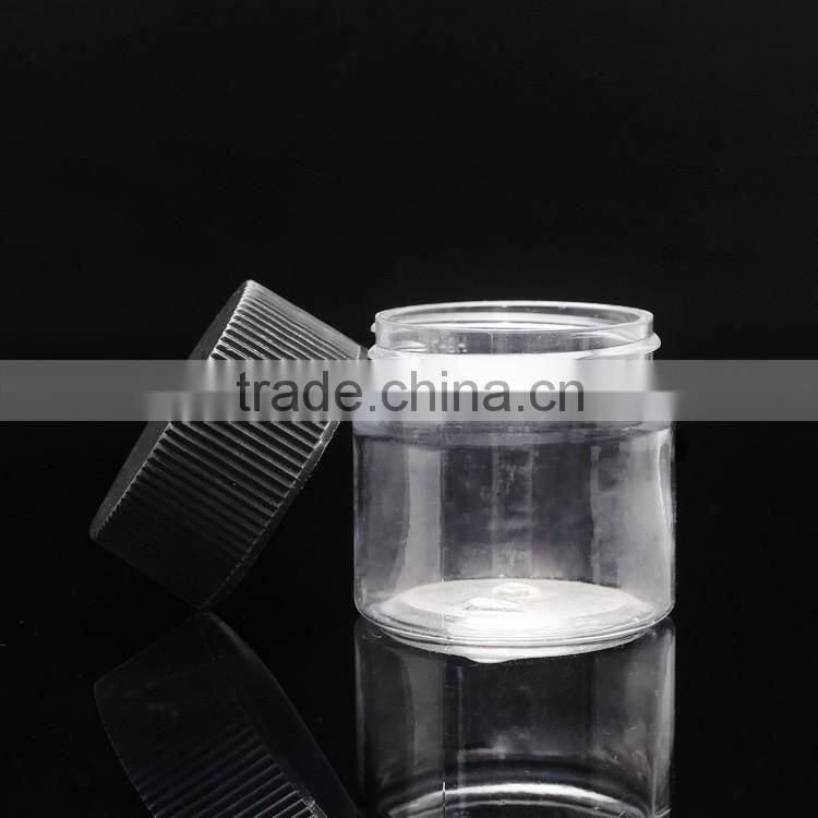 factory price 60ml empty plastic jar for cosmetic packaging