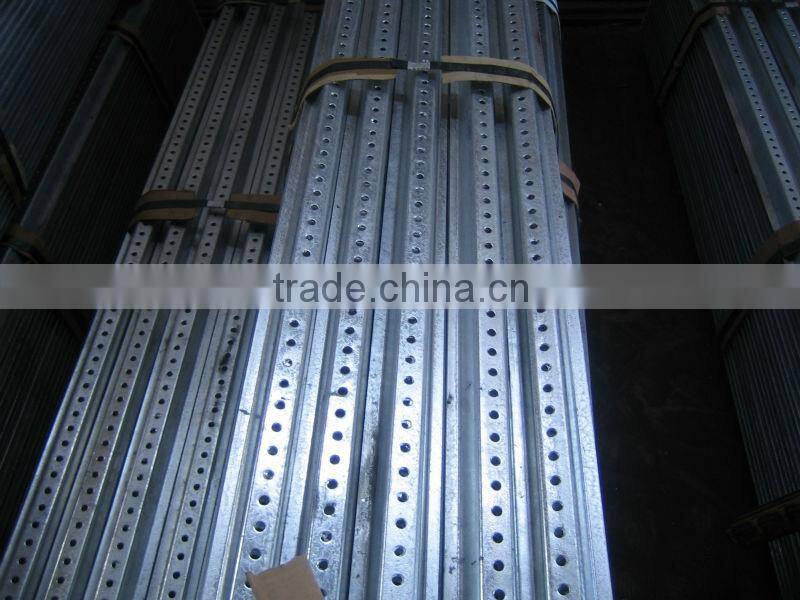 Perforated and Galvanized Traffic Safety Square Sign Posts