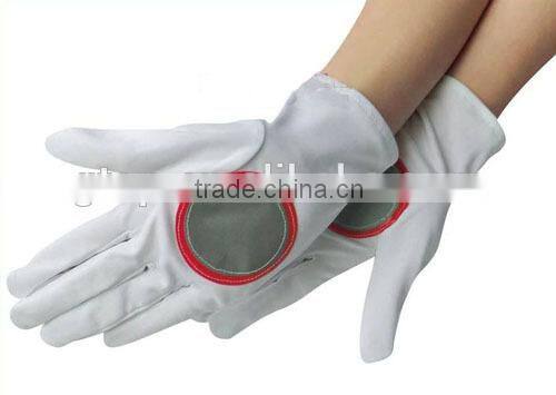 white guard gloves