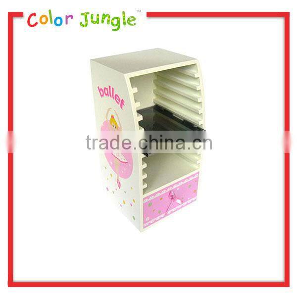 kids room Waste container,ballet collection wood Waste bin