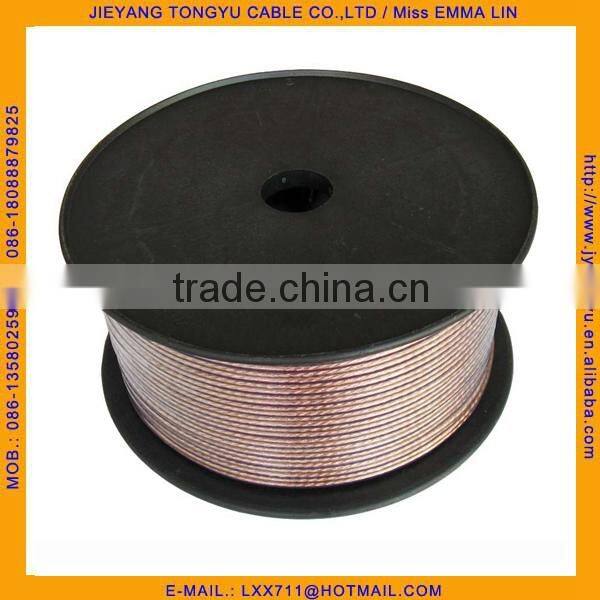transparent speaker wire 2X2.5MM peaker Cable