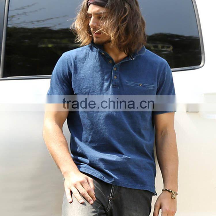 2015 newest design mandarin collar man polo shirt and double layers collar polo shirt or colorful polo shirt designs