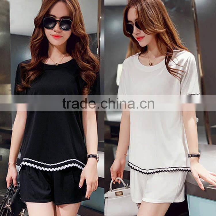 new fashion chiffon blouse 2016 for fat girls t shrit and silk chiffon fabric