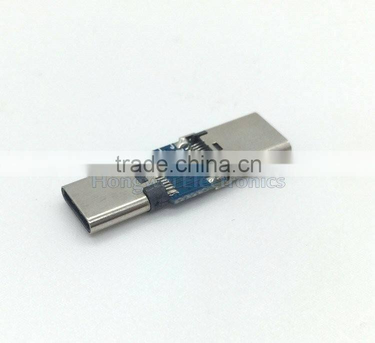 Type C to Type C USB 3.1 adapter circuit board male to female extension