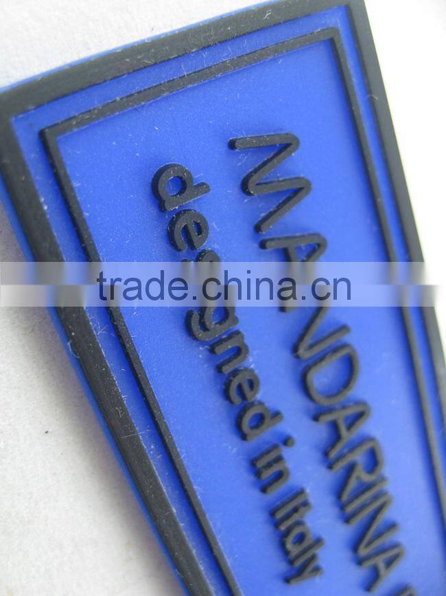 embossing rubber label
