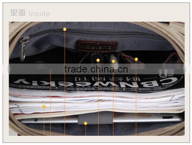 High quality!!! canvas european shoulder bag for men,new posh canvas shoulder bag in Guangzhou