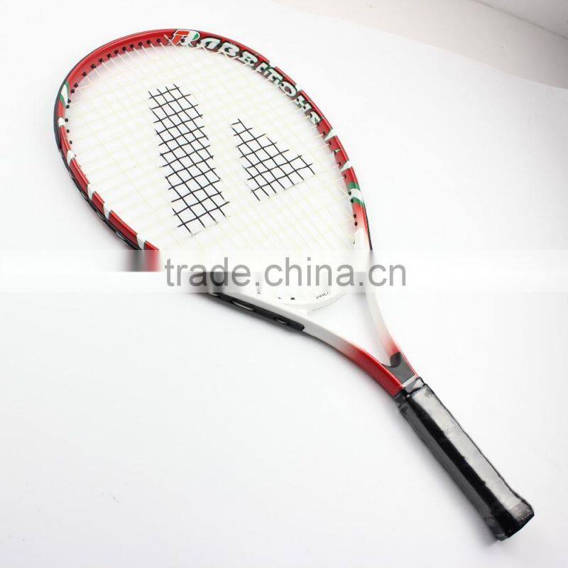 Tennis racquet with strong custom tennis racket grips