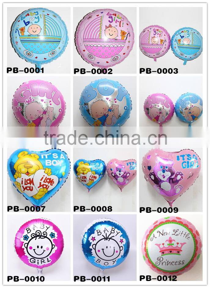 New arrival wholesale Angel baby helium balloon Birthday party decoration Cartoon Baby boy foil balloon Hot sale