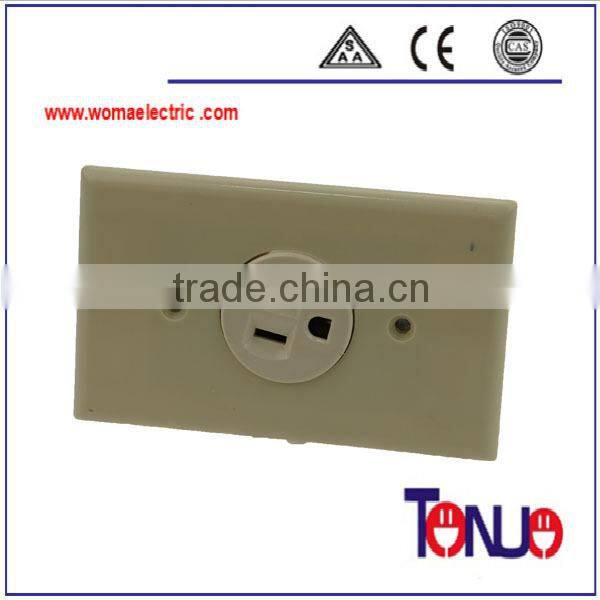 South American 1 gang receptacle socket