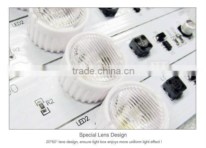rgb module with lens advertising lightbox display 10w led module flat 10w cree led module sl-bl005-100