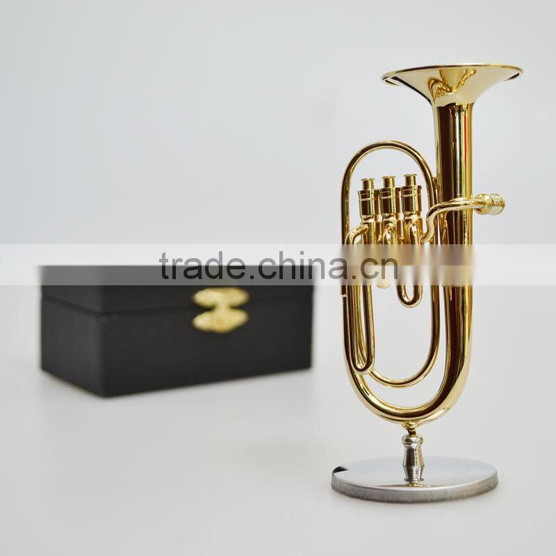 Gold and copper material maked gild mini trumpet