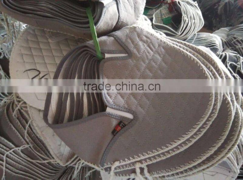 2015 upper shoes semi-finished shoes without sole shoes canvas uppers