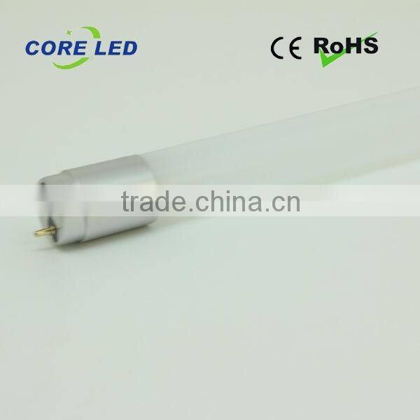 60cm 9W LED T8 Glass Tube, 330 beam angle, 800lm, UL/DLC certified