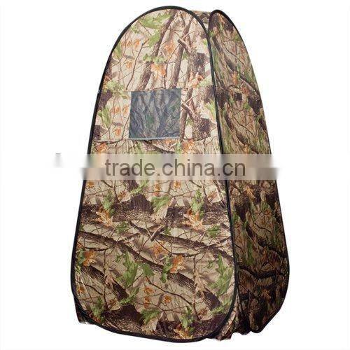 Green privacy shelter pop up change room dressing shower tent with bag