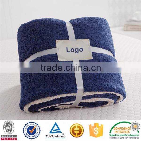solid color sherpa blanket
