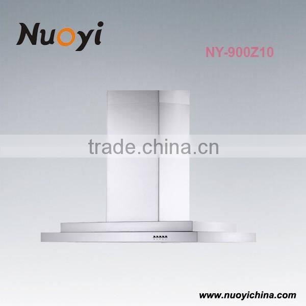 Newest Kitchen appliances push bottom Cooker range Island hood wall mounted