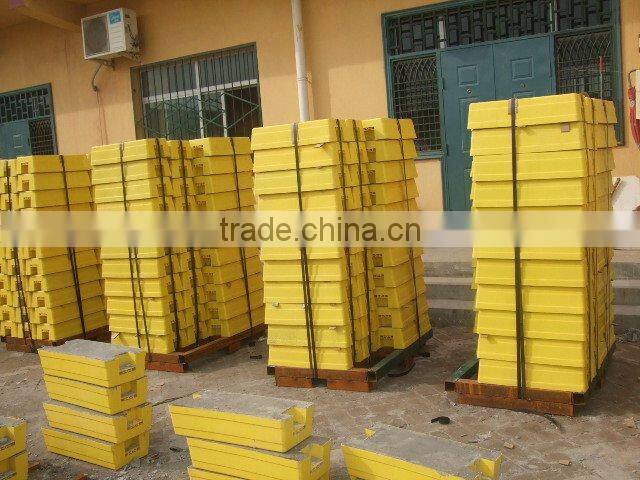 plastic temporary fence feet/plastic portable fence feet