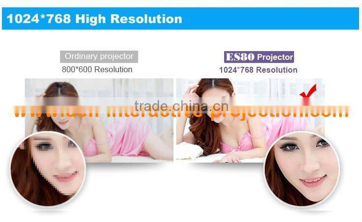 DEFI 4500 lumens short focus projector,pocket lcos rgb led projector by better supplier