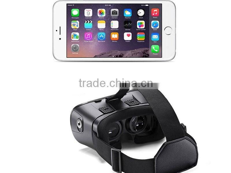 VR 3D Glasses Virtual Reality Helmet Video Glasses with Ajustable Headbelt for IOS android