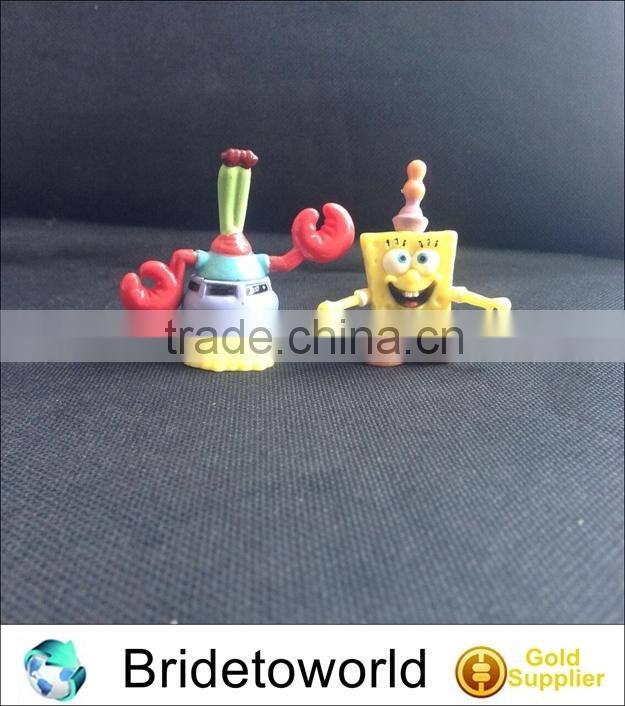 plastic cartoon toys sponge bob