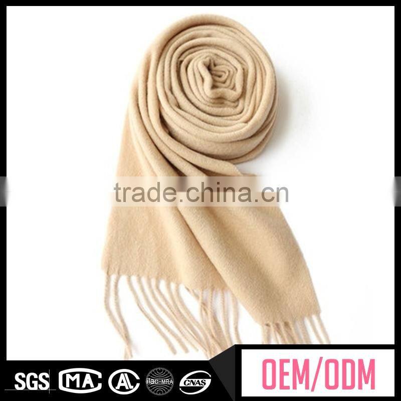 Cheap 100%wool scarf, Plain wool scarf, snow embroidery wool scarf