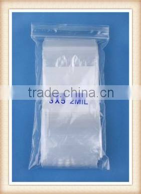 wholesale zlb-111 Plastic Clear Grip Seal Resealable Reusable Polyethylene Zip lock Bags