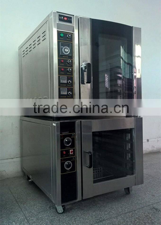 Hot Sale 5 Trays Gas Convection Oven With Proofer
