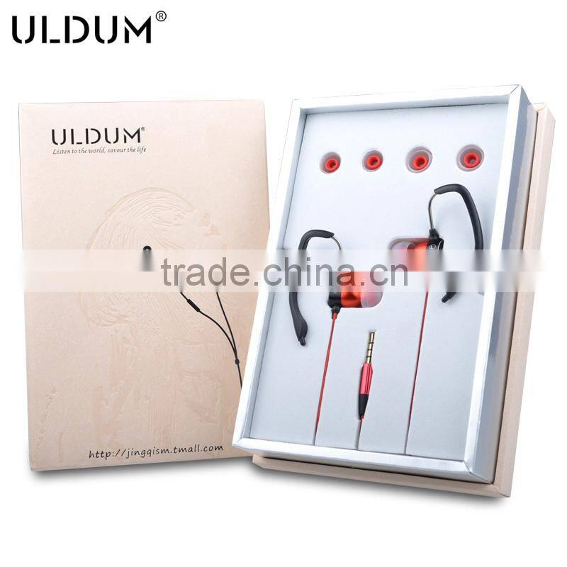 Electronic 2015 ULDUM ear hook earphone headphones, noodle wire earphone
