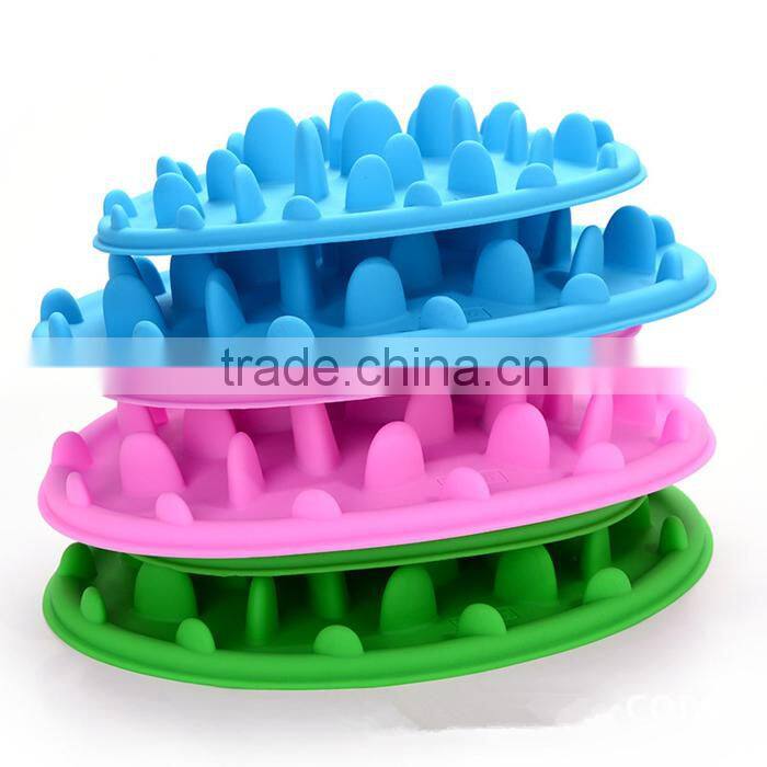 Stop Bloat from Eating Too Fast silicon pet feeding bowl,Wholesale silicon pet feeding bowl,Food Grade silicon pet feeding bowl