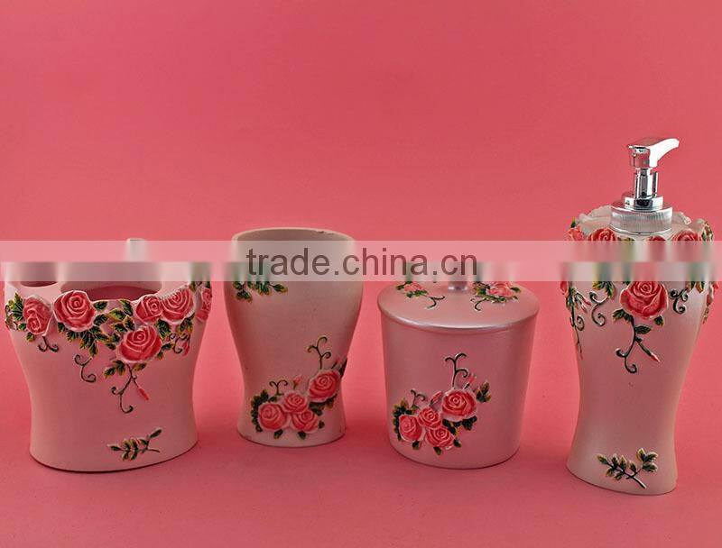 New design Bathroom furniture polyresin bathroom product bathroom accessories