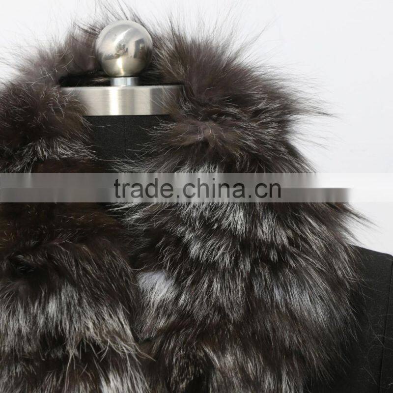RC05 Full raccoon fur collar high quality