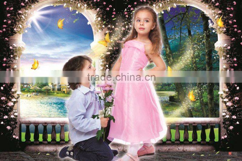 Modern children photopaper posters printing for wedding