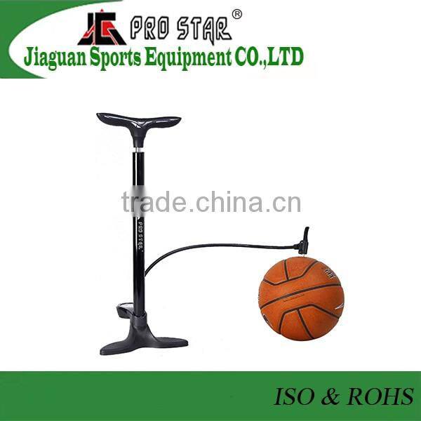 China supplier professional PRO STAR bicycle floor pump with gauge