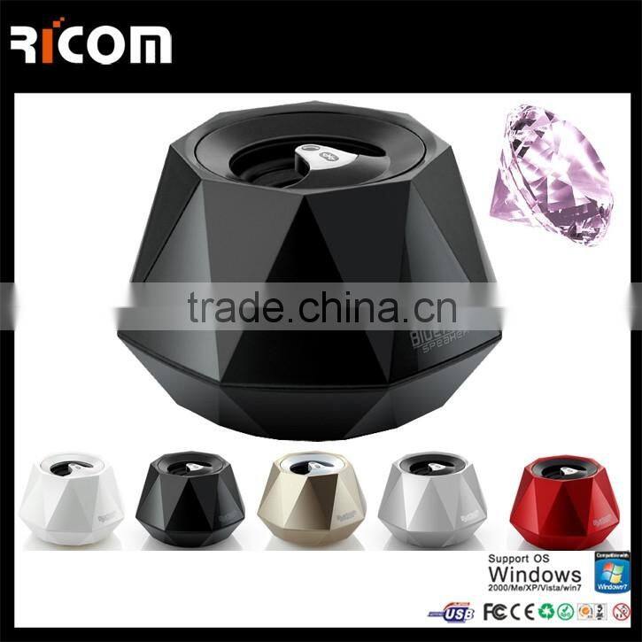Ricom diamond shape bluetooth 3.0 version portable speaker--S609-Shenzhen Ricom